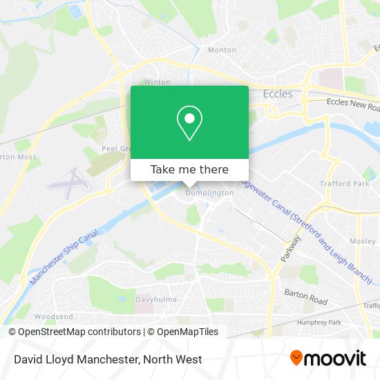 David Lloyd Manchester map