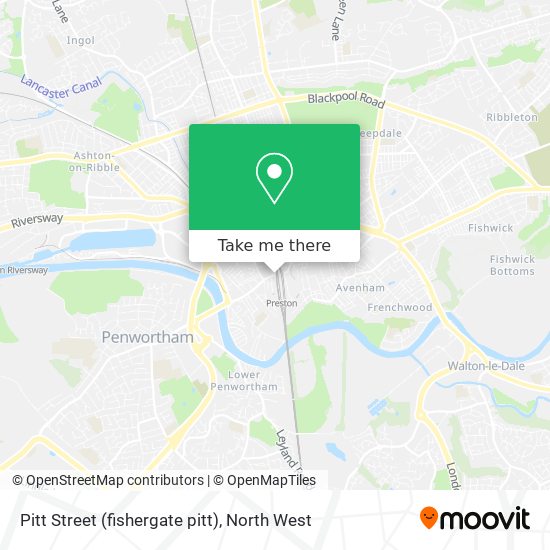 Pitt Street (fishergate pitt) map