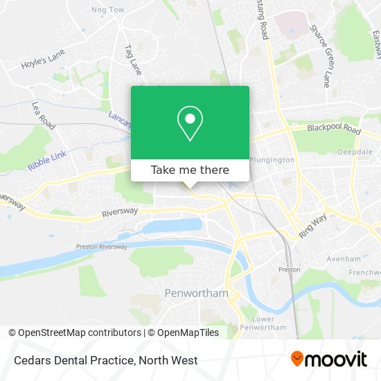 Cedars Dental Practice map