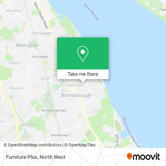 Furniture Plus map