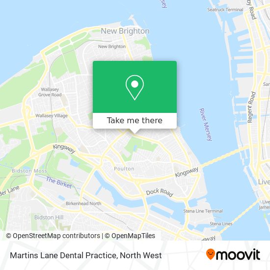 Martins Lane Dental Practice map