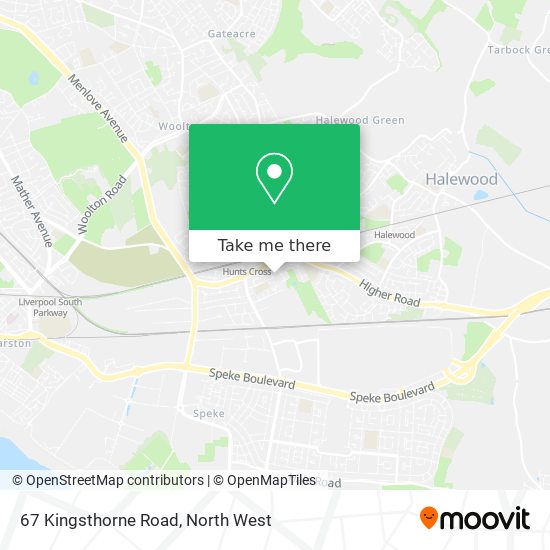 67 Kingsthorne Road map