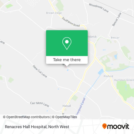 Renacres Hall Hospital map