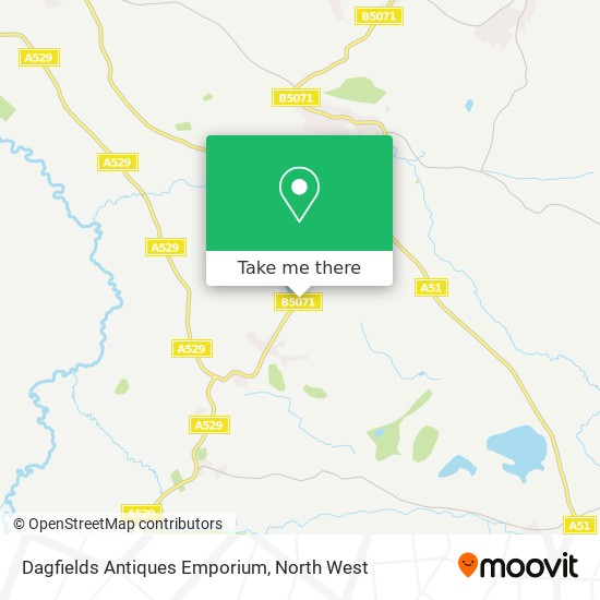 Dagfields Antiques Emporium map