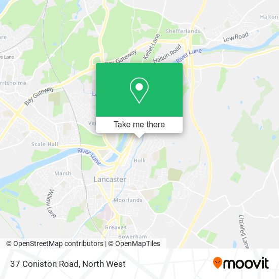 37 Coniston Road map