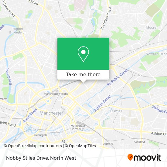 Nobby Stiles Drive map