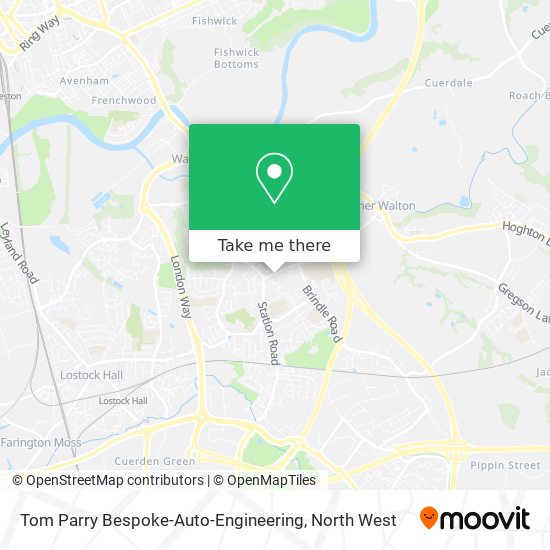 Tom Parry Bespoke-Auto-Engineering map
