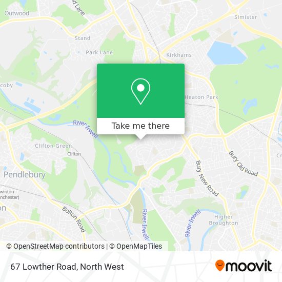67 Lowther Road map