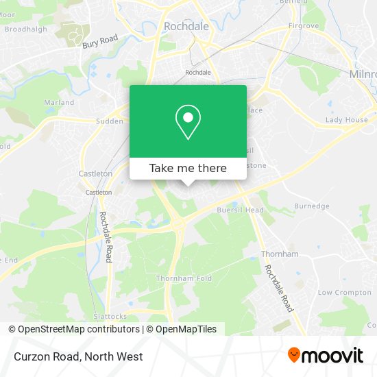 Curzon Road map