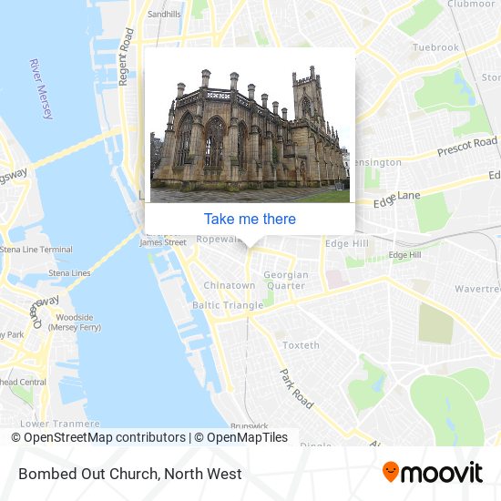 Bombed Out Church map