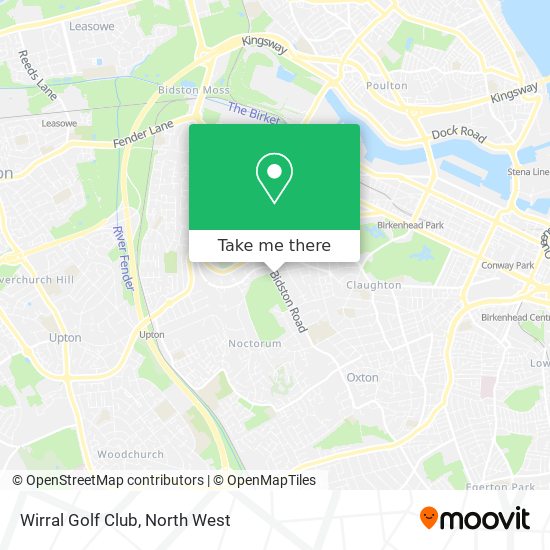 Wirral Golf Club map