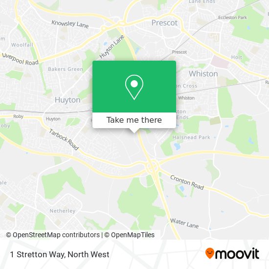 1 Stretton Way map