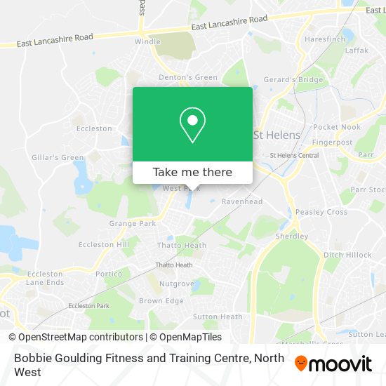 Bobbie Goulding Fitness and Training Centre map