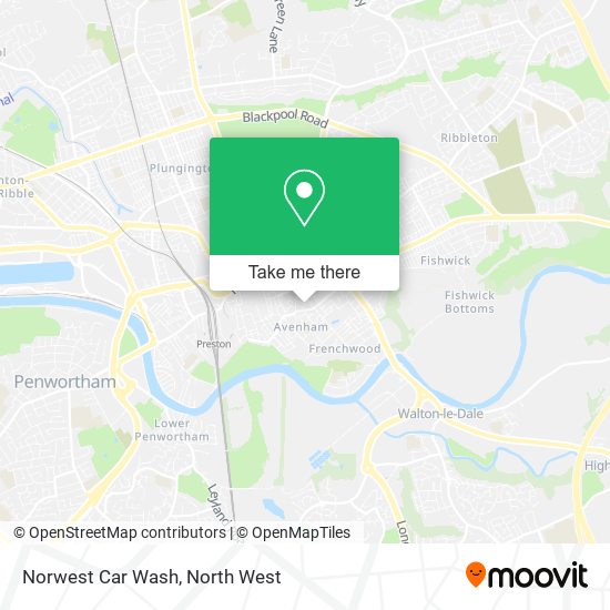 Norwest Car Wash map