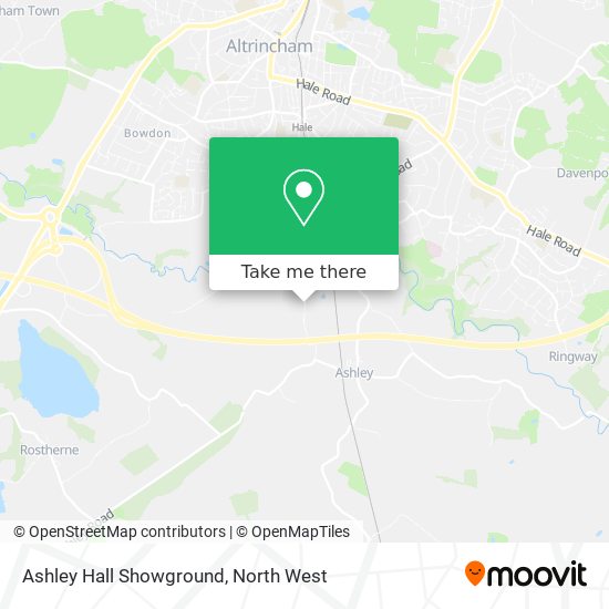 Ashley Hall Showground map