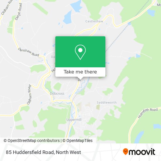85 Huddersfield Road map