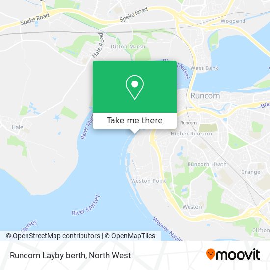 Runcorn Layby berth map