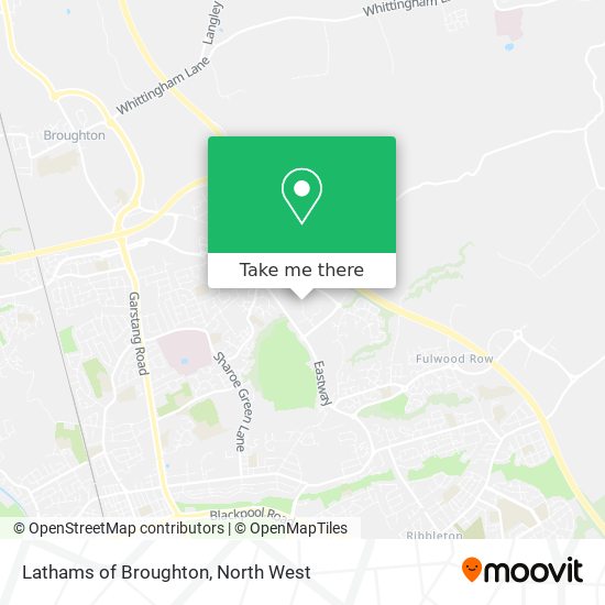 Lathams of Broughton map