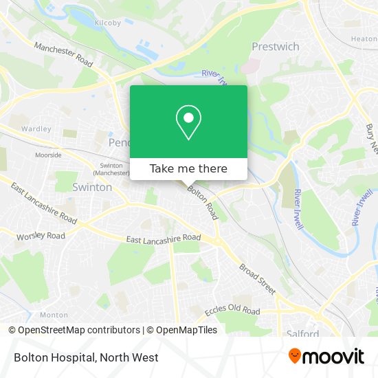 Bolton Hospital map