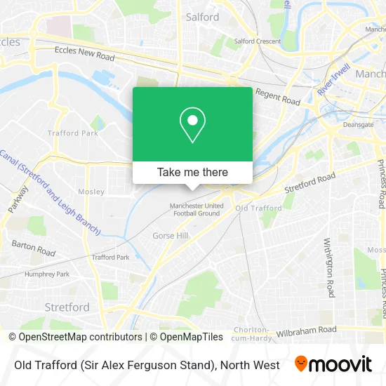 Old Trafford (Sir Alex Ferguson Stand) map