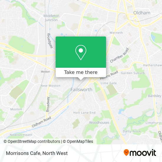 Morrisons Cafe map