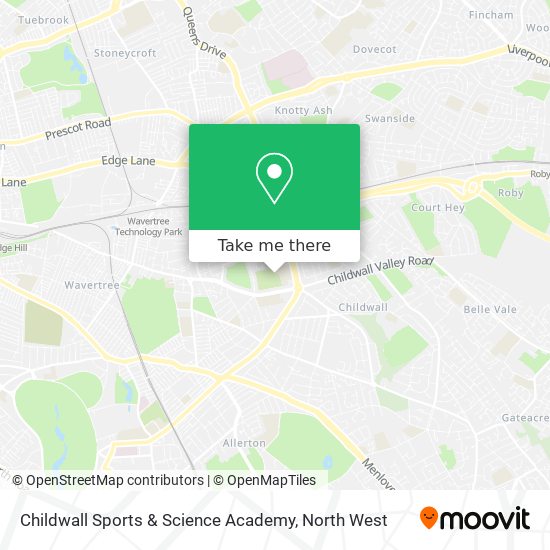Childwall Sports & Science Academy map