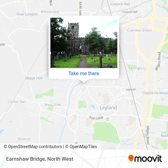 Earnshaw Bridge map