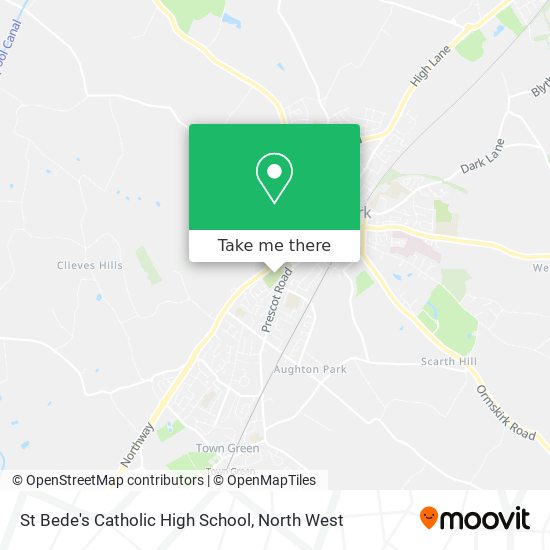 St Bede's Catholic High School map