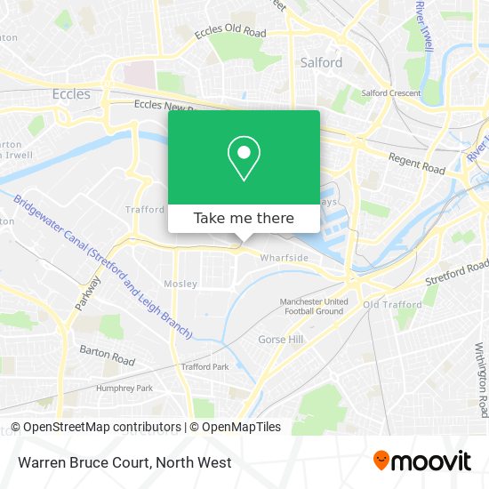 Warren Bruce Court map
