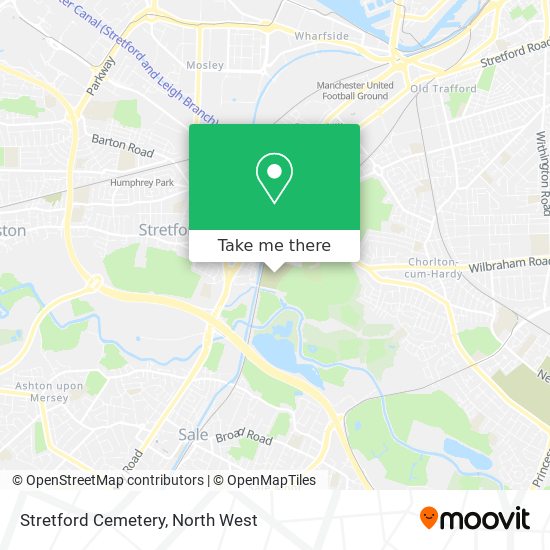 Stretford Cemetery map