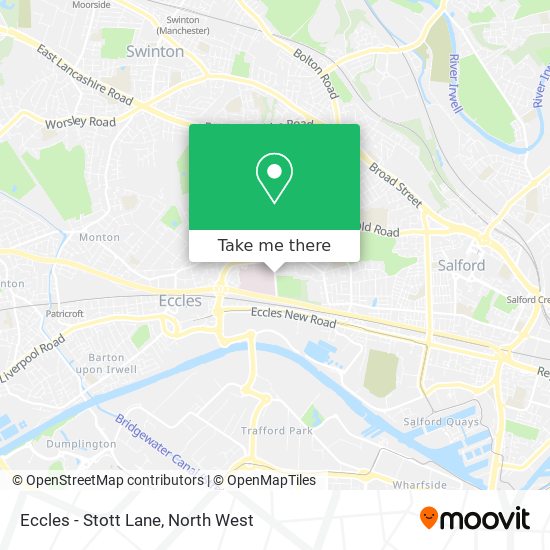 Eccles - Stott Lane map