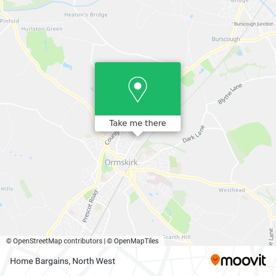 Home Bargains map