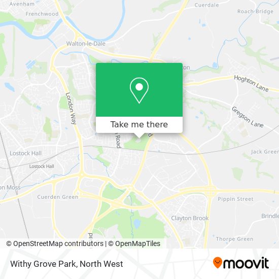 Withy Grove Park map