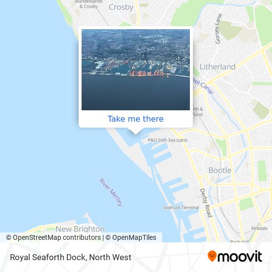 Royal Seaforth Dock map