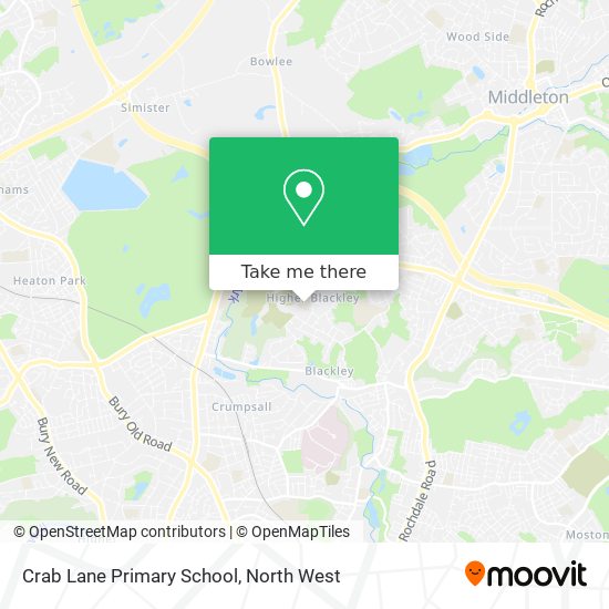 Crab Lane Primary School map