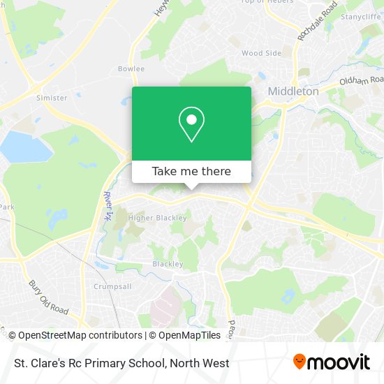 St. Clare's Rc Primary School map