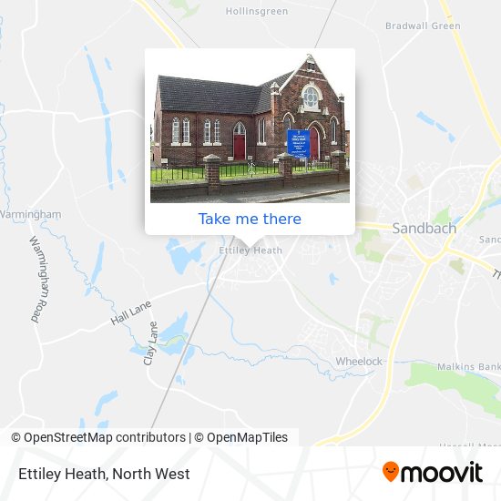 Ettiley Heath map
