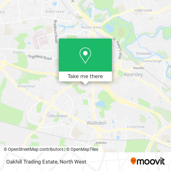 Oakhill Trading Estate map