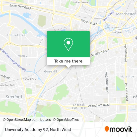 University Academy 92 map