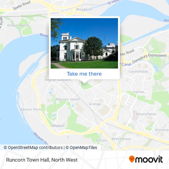 Runcorn Town Hall map