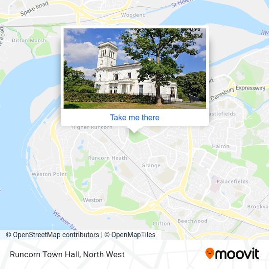 Runcorn Town Hall map