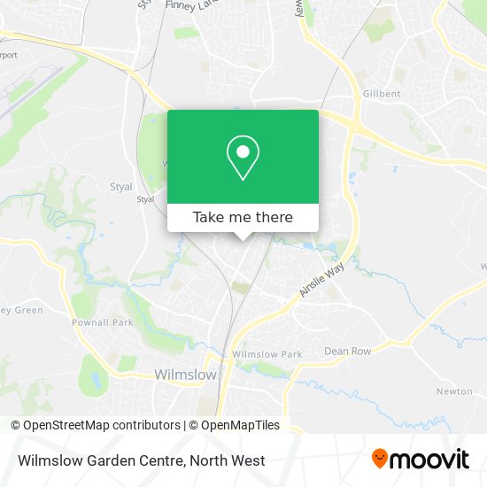 Wilmslow Garden Centre map