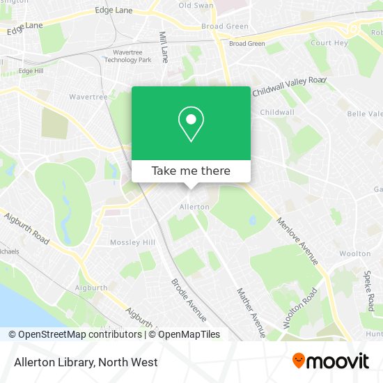 Allerton Library map
