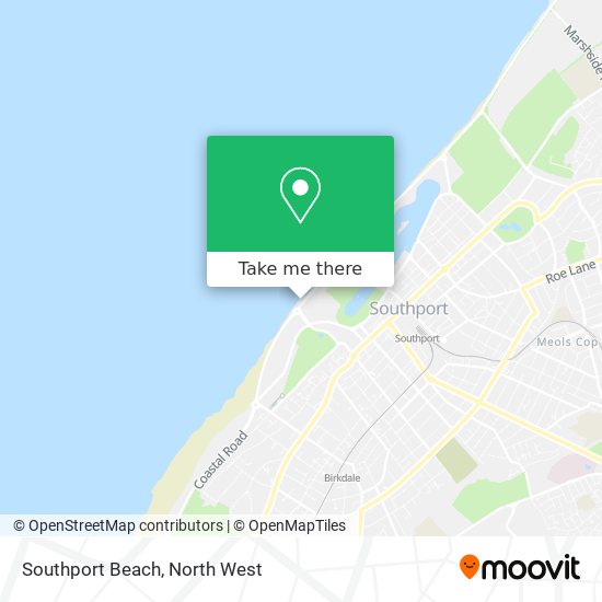Southport Beach map