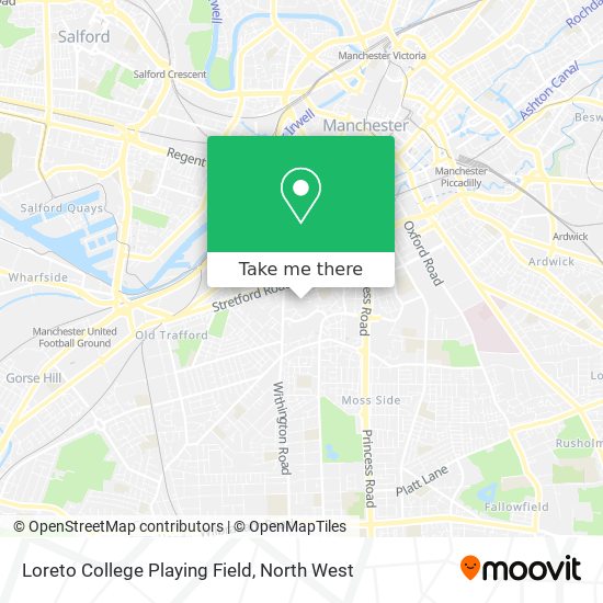 Loreto College Playing Field map
