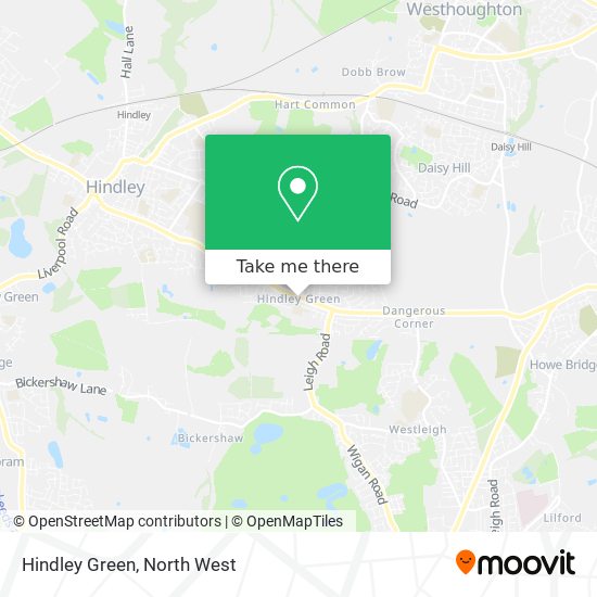 Hindley Green map