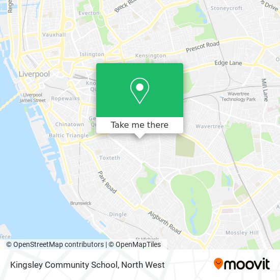 Kingsley Community School map