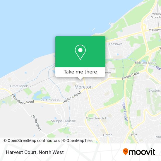 Harvest Court map