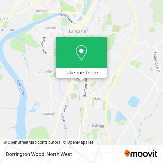 Dorrington Wood map