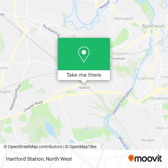Hartford Station map